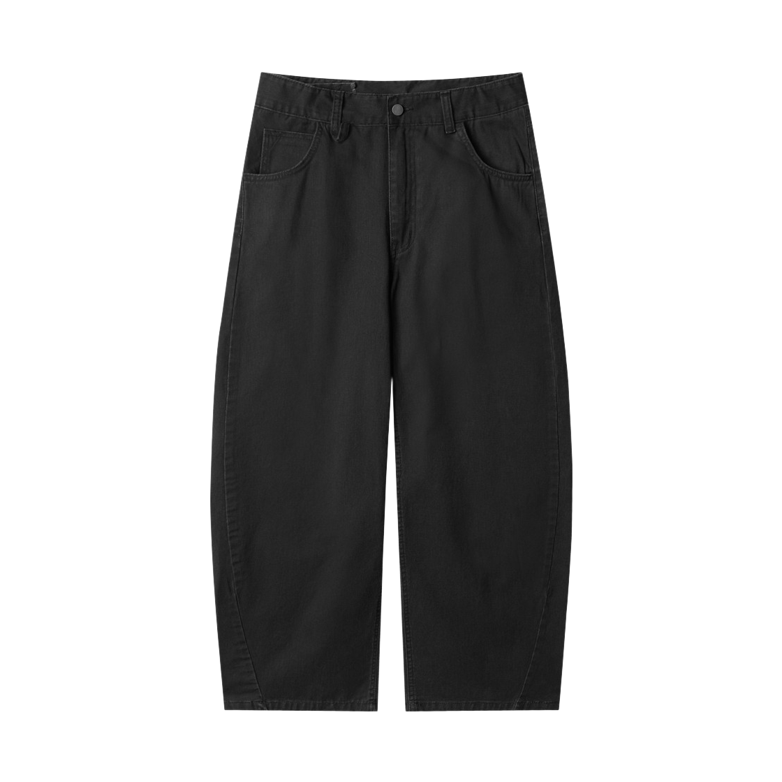 MMLP2693_black_29 JEMUT Curved Washed Pants Black MMLP2693