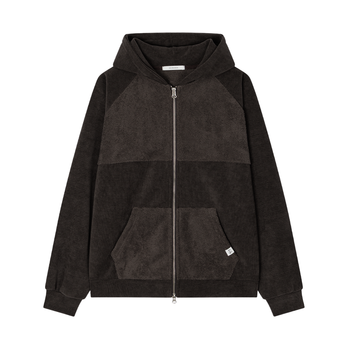 어글리쉐도우 플리스 후디 집업(브라운)(Uglyshadow Fleece Hoodie Zip-Up(Brown))