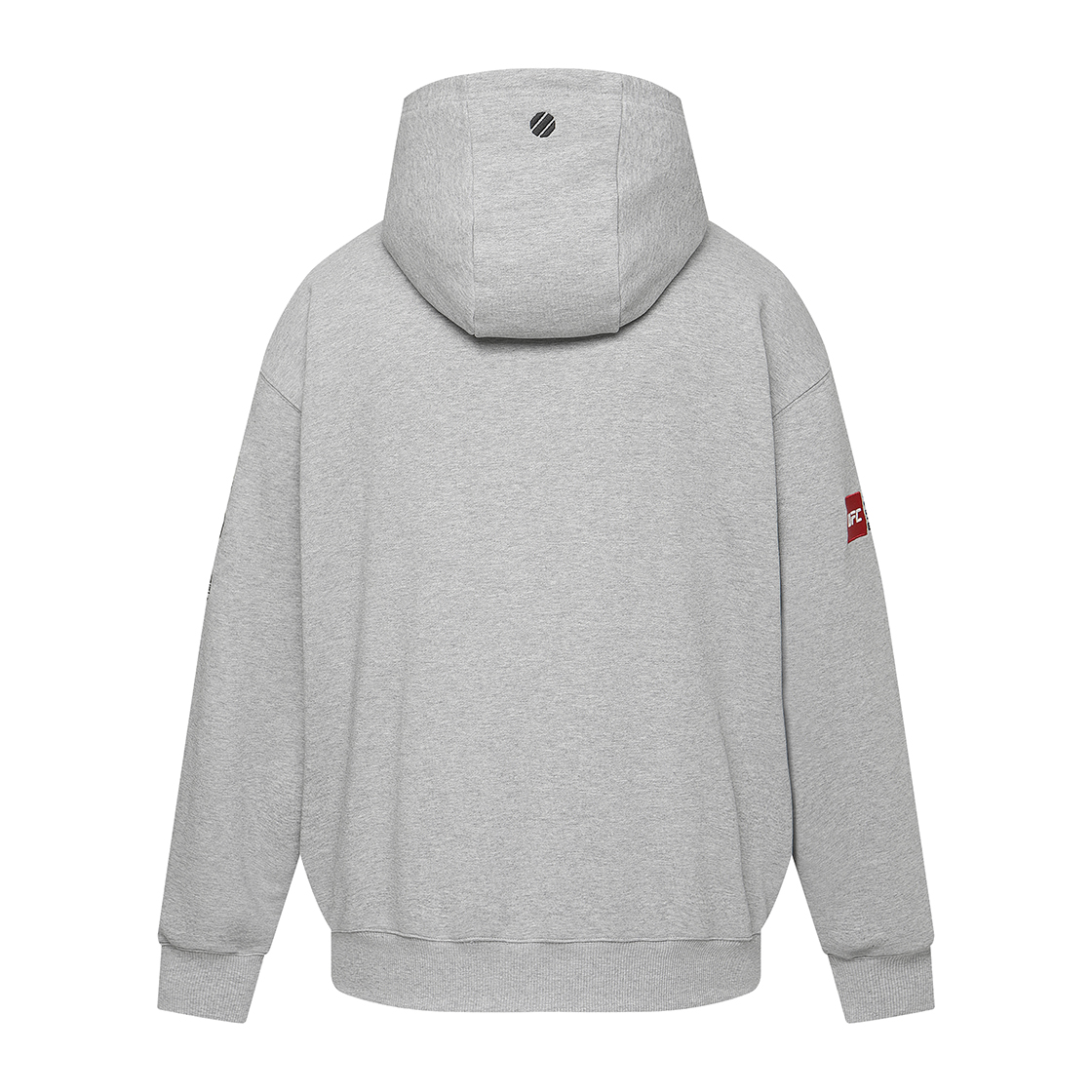 유에프씨 스포츠 MMA 스폰서십 오버핏 후드 집업 멜란지 그레이(UFC SPORT Mma Sponsorship Oversized Fit Hoodie Zip-Up Melange Grey) - 3