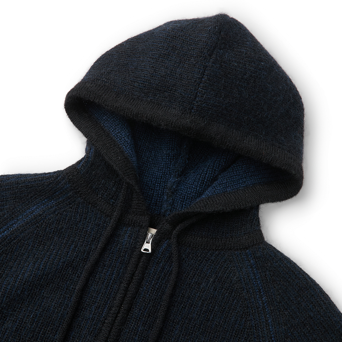 엠엠아이씨 클라우드 니트 후디 블랙(MMIC Cloud Knit Hoodie Black) - 2