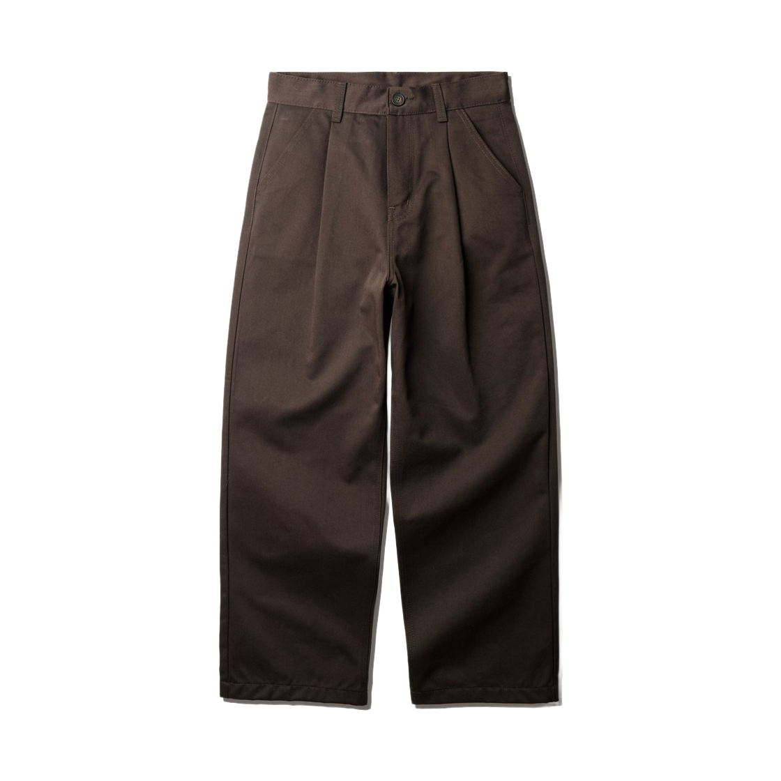 SOLP2602_brown_29 JEMUT Deck One Tuck CP Wide Pants Brown SOLP2602