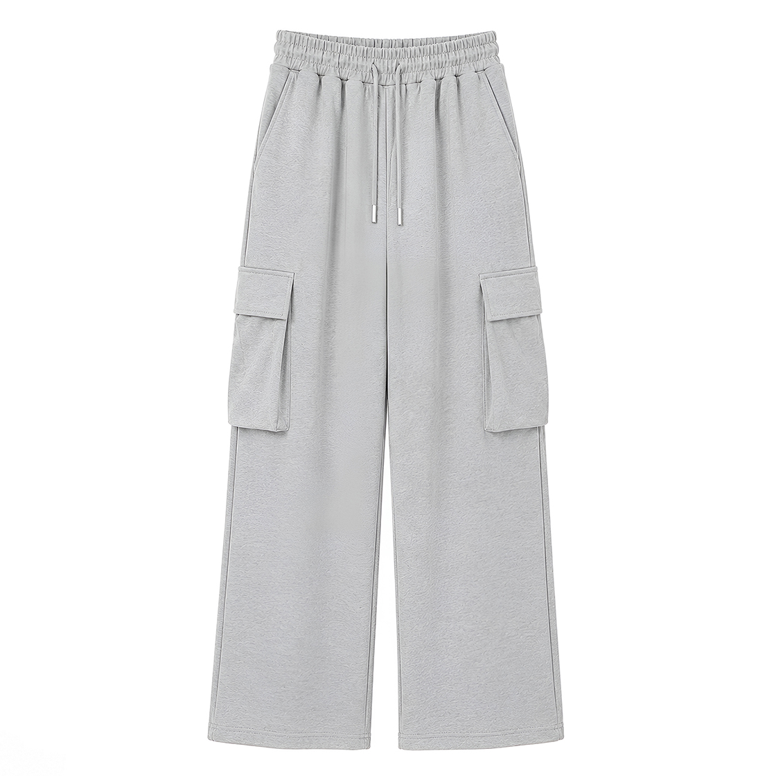 지크립 세미 와이드 밴딩 포켓 카고 스웨트 팬츠 그레이(GCLIP Semi-Wide Elastic Pocket Cargo Sweatpants Gray) - 2