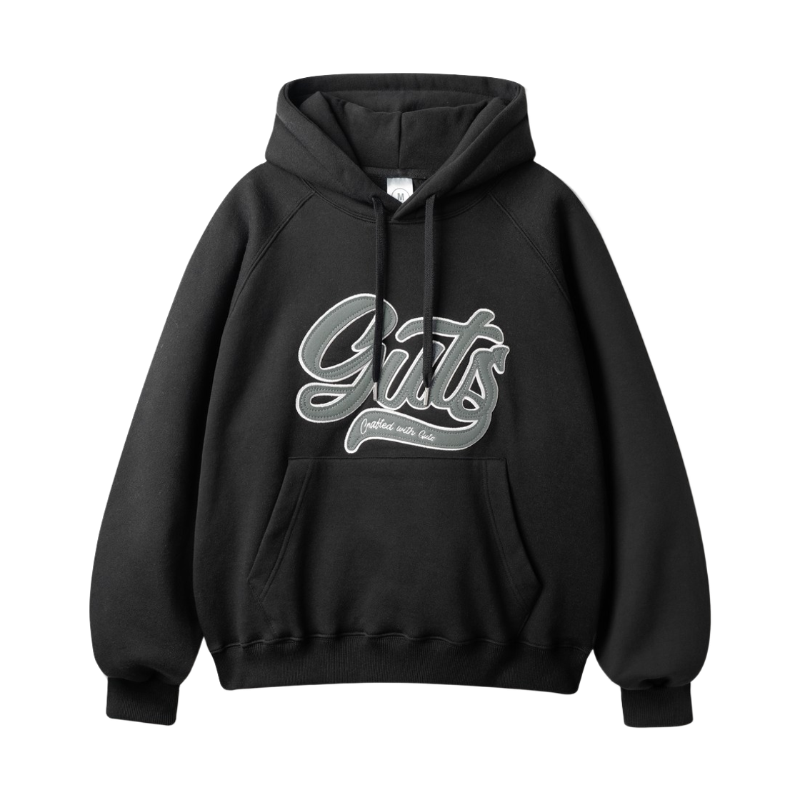 JIHD2667_black_29 JEMUT Felt Line Hoodie Black JIHD2667