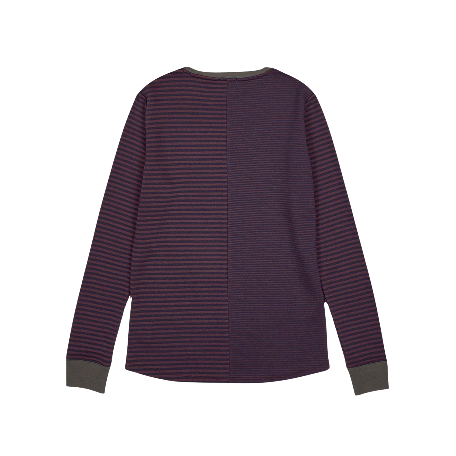 사파리스팟 블럭 스트라이프 롱슬리브 버건디/네이비/카키(Safarispot Block Stripe Long Sleeve Burgundy/Navy/Khaki) - 2