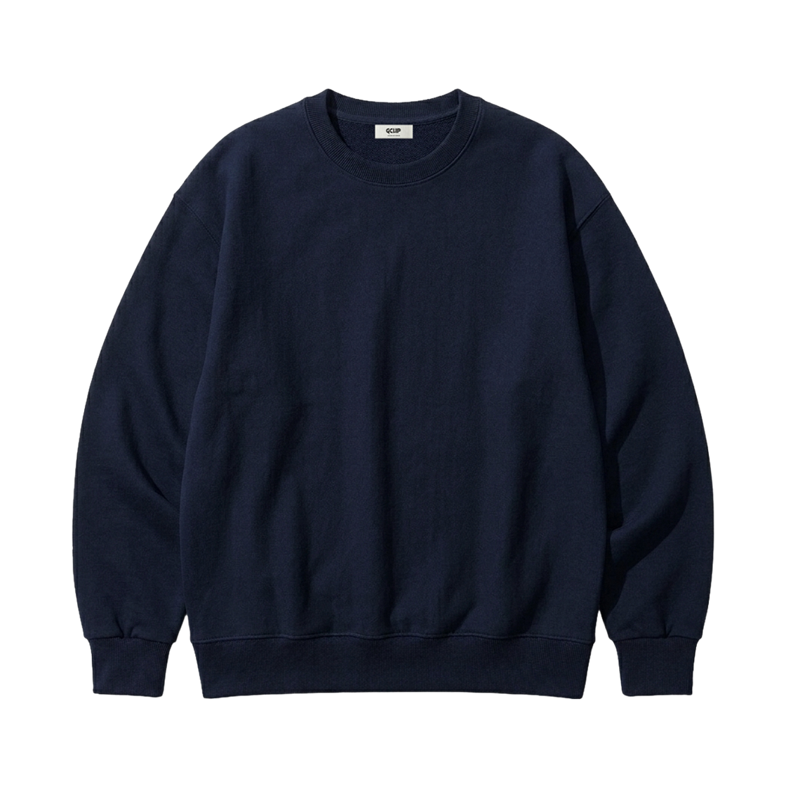 GCTOM219-네이비 GCLIP Semi-Oversized French Terry Sweatshirt Navy