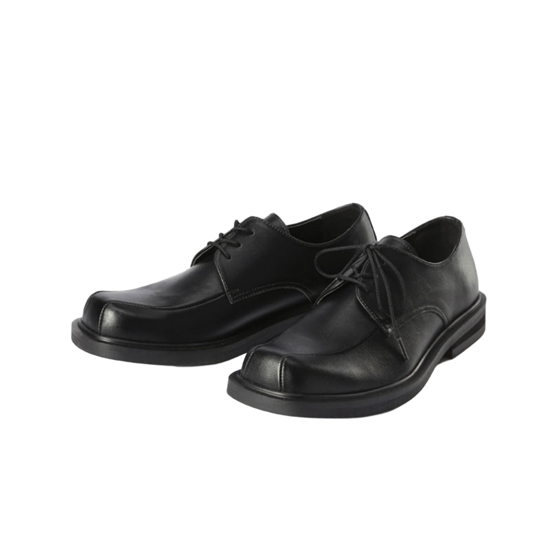 슬로우스텝 SP3201 조지 3홀 스퀘어 베이스 더비슈즈 블랙(SLOWSTEP SP3201 George 3 Eyelet Square Base Derby Shoes Black) - 3