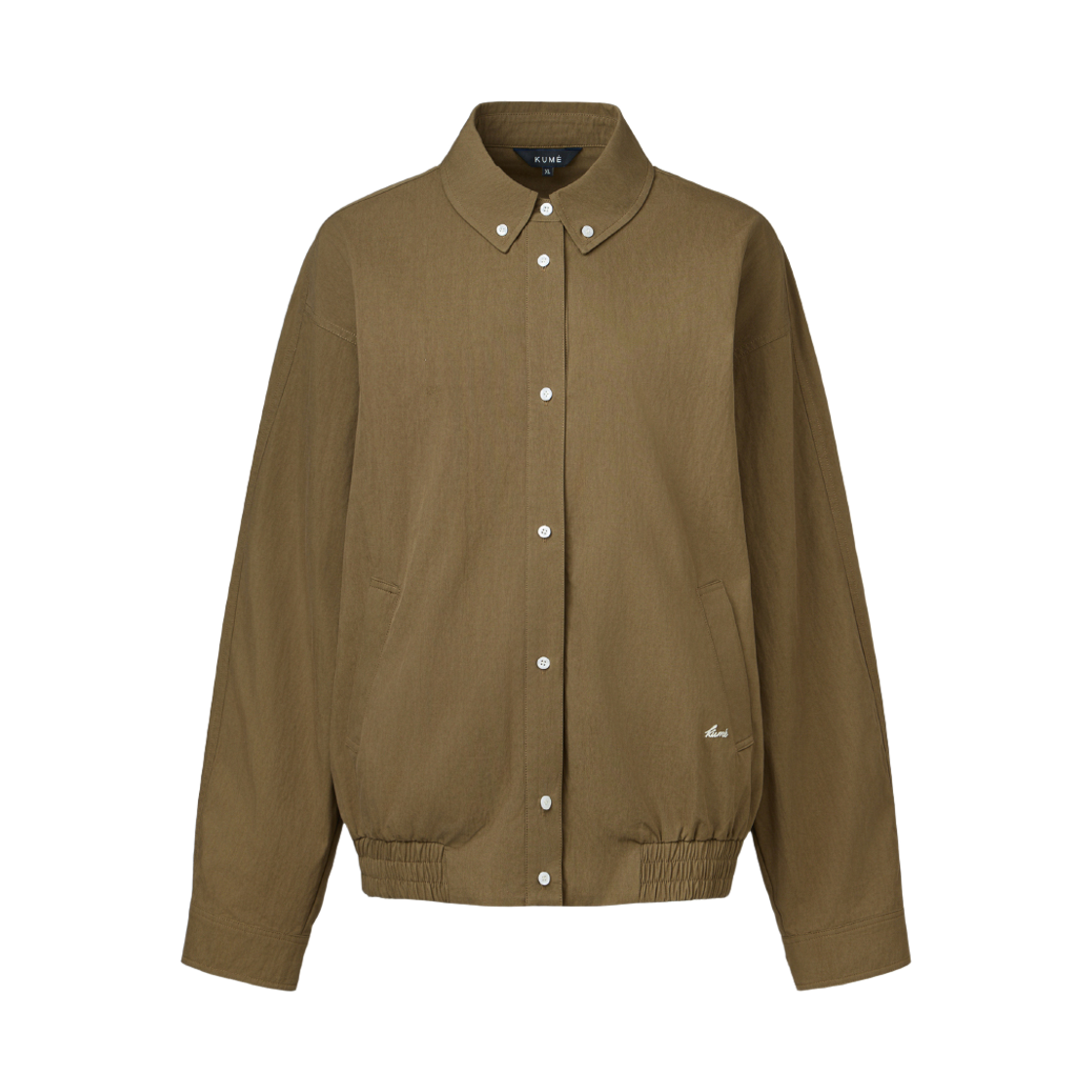 M-KM-26FW-BL03-BR KUME Men Utility Slant Pocket Shirt Jacket Brown