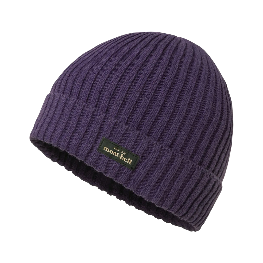1118680 Montbell Light Rib Knit Watch Cap Eggplant