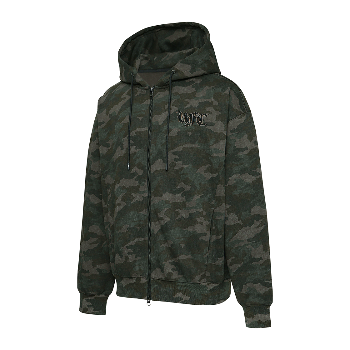 유에프씨 스포츠 카모 라스베가스 오버핏 후드 집업 카모(UFC SPORT Camo Las Vegas Oversized Fit Hoodie Zip-Up Camo) - 2