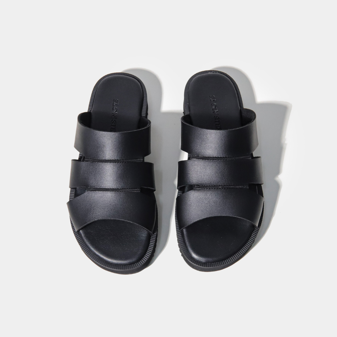슬로우스텝 SP3335 산체스 슬리퍼 블랙(SLOWSTEP SP3335 Sanchez Slippers Black) - 2