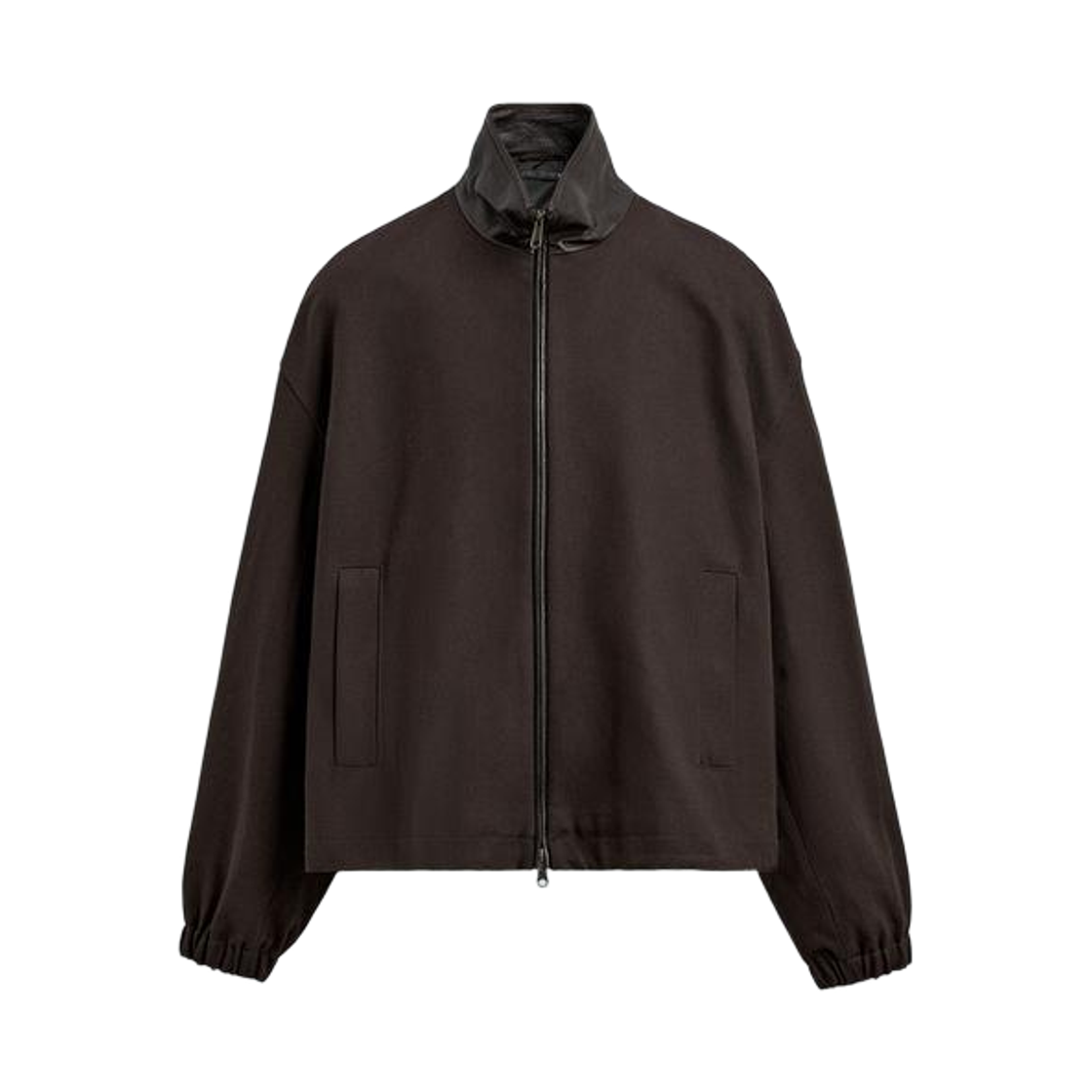 0706/389/700 Zara Contrast Collar Jacket Brown