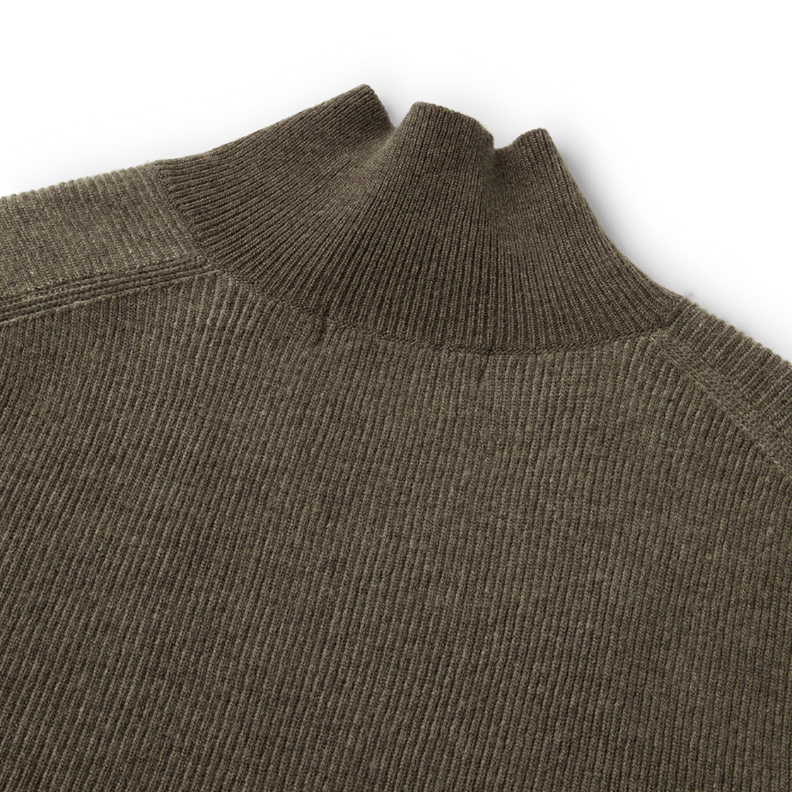 엠엠아이씨 오블리크 터틀넥 브라운(MMIC Oblique Turtleneck Brown) - 6