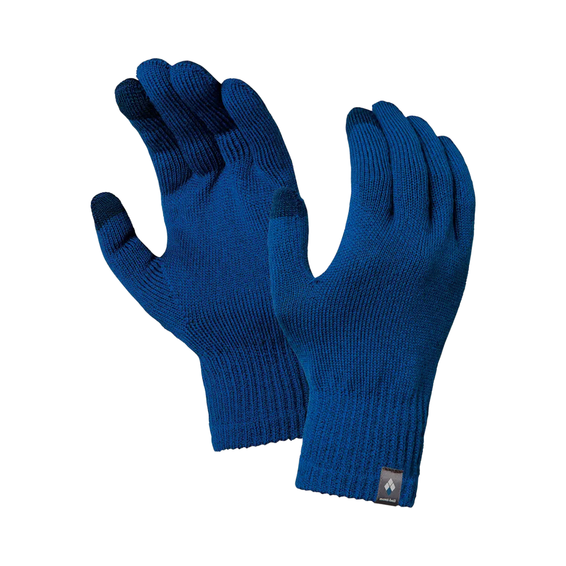 1118628 Montbell Merino Wool Gloves Touch Royal Blue