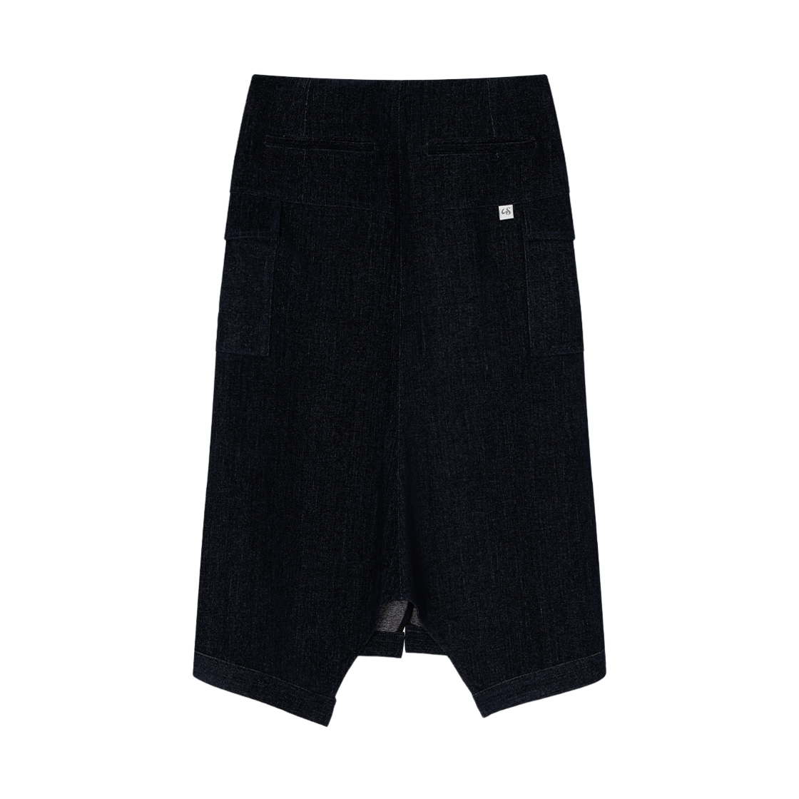 어글리쉐도우 소프트 포켓 스커트(네이비)(Uglyshadow Soft Pocket Skirt(Navy)) - 2