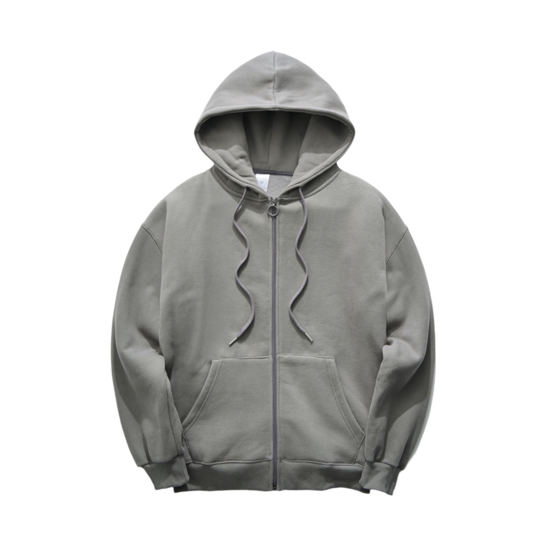 HJHD2082_darkgray_k JEMUT High Double Napping Hood Zipup Dark Gray HJHD2082