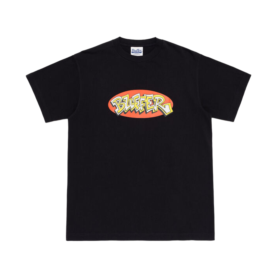 버퍼 오발 티셔츠 블랙(Buffer Oval T-Shirt Black) - 1