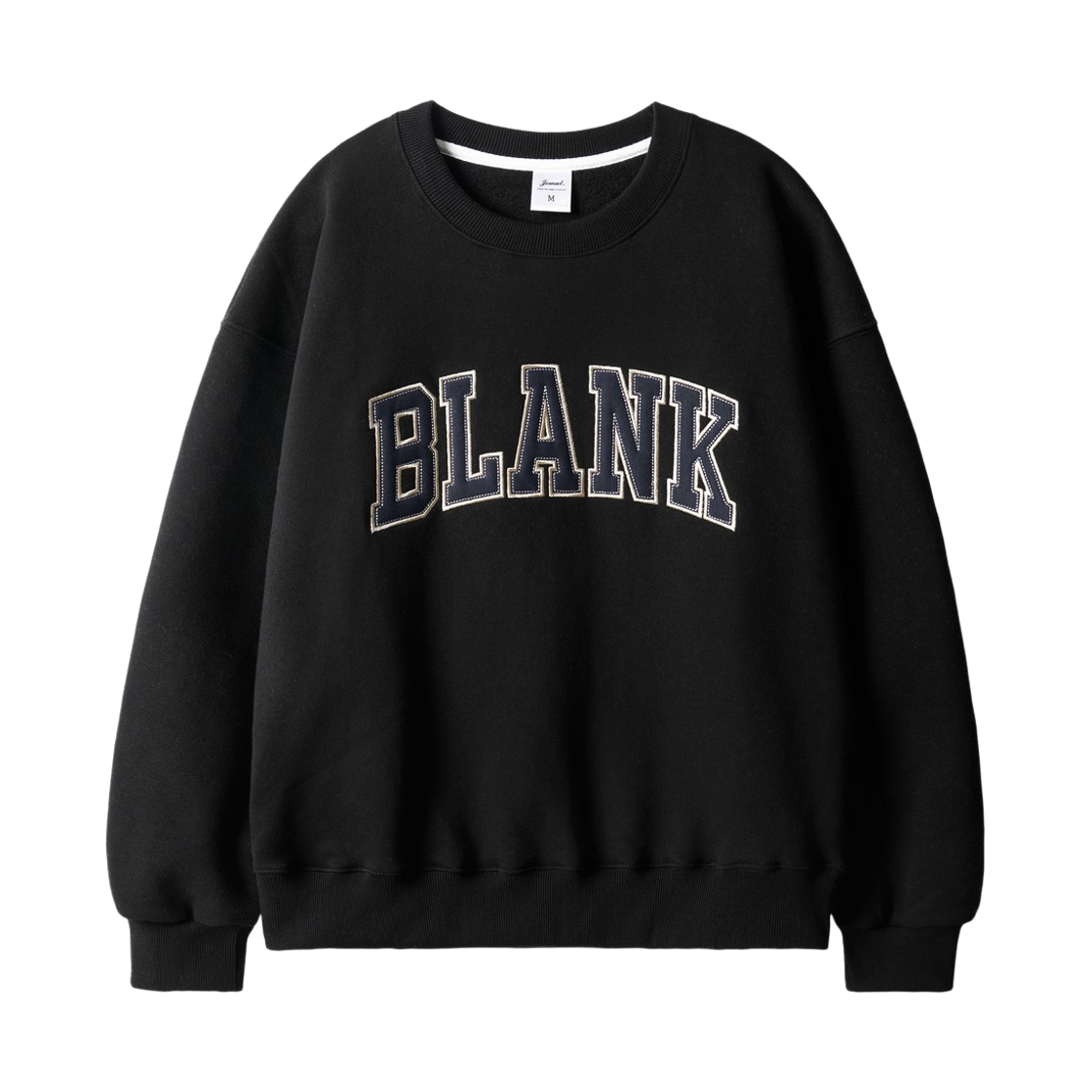 KJMT2689_black_29 JEMUT Blank Sweatshirts Black KJMT2689