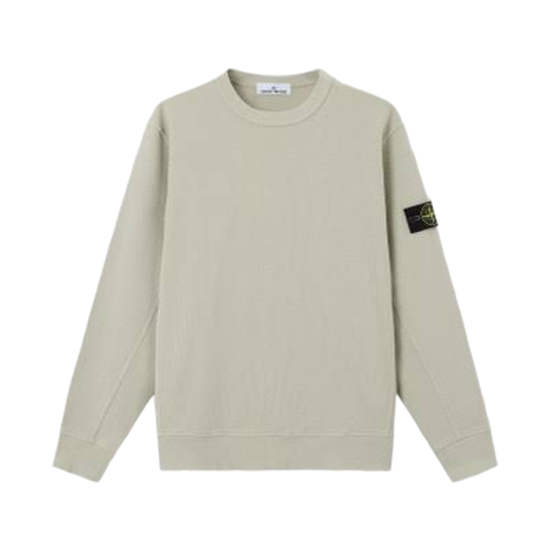 L2S1561000-17S0472-V0095 Stone Island 6100017 Organic Cotton Interlock Regular-Fit Crewneck Sweatshirt Sand - 26FW