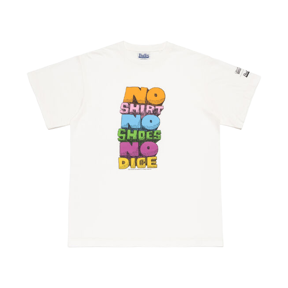 버퍼 패스트 타임즈 앳 릿지몬트 하이 룰 티셔츠 화이트(Buffer Fast Times at Ridgemont High Rule T-Shirt White)