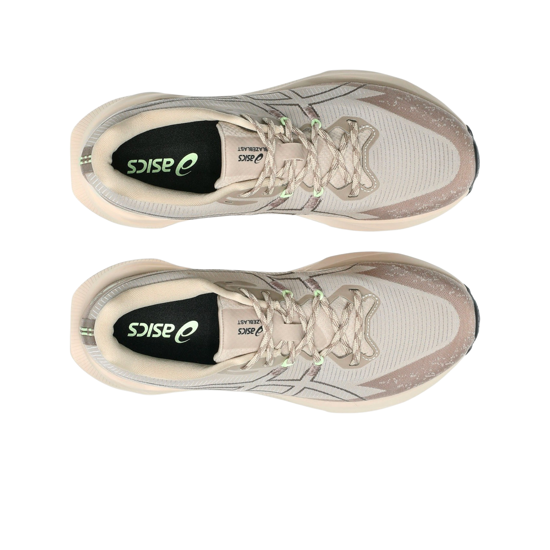 (W) 아식스 블레이즈블라스트 심플리 토프 일루미네이트 옐로우((W) Asics Blazeblast Simply Taupe Illuminate Yellow) - 2