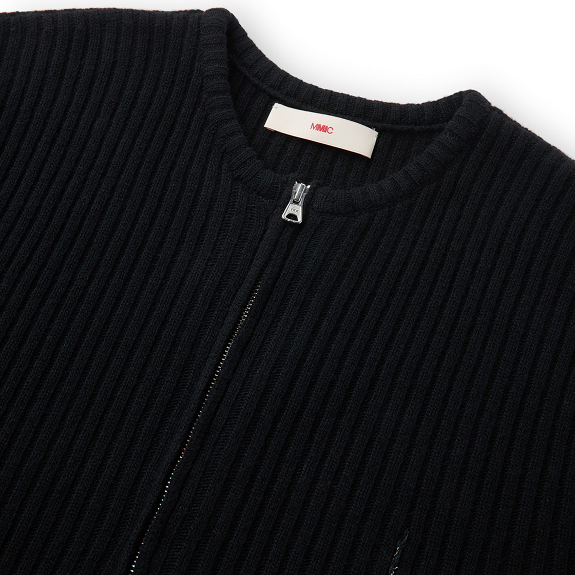 엠엠아이씨 오티스 집 가디건 블랙(MMIC Otis Zip Cardigan Black) - 2