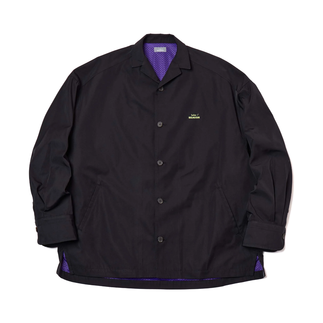 컬러비콘 26WBM-G04135 자켓 블랙 - 26FW(Kolor Beacon 26WBM-G04135 Jacket Black - 26FW)