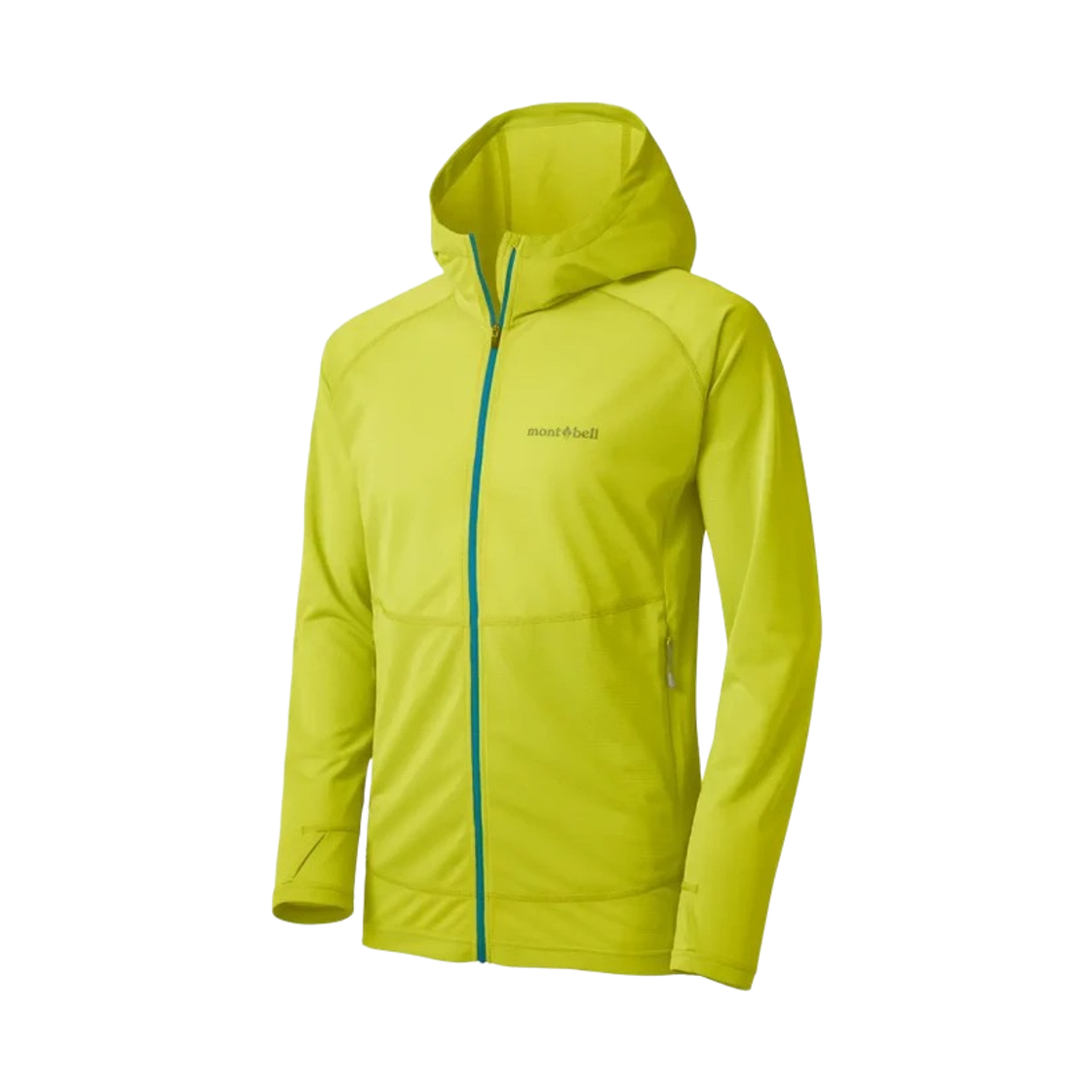 1114636 Montbell Cool Full-Zip Hoodie Yellow
