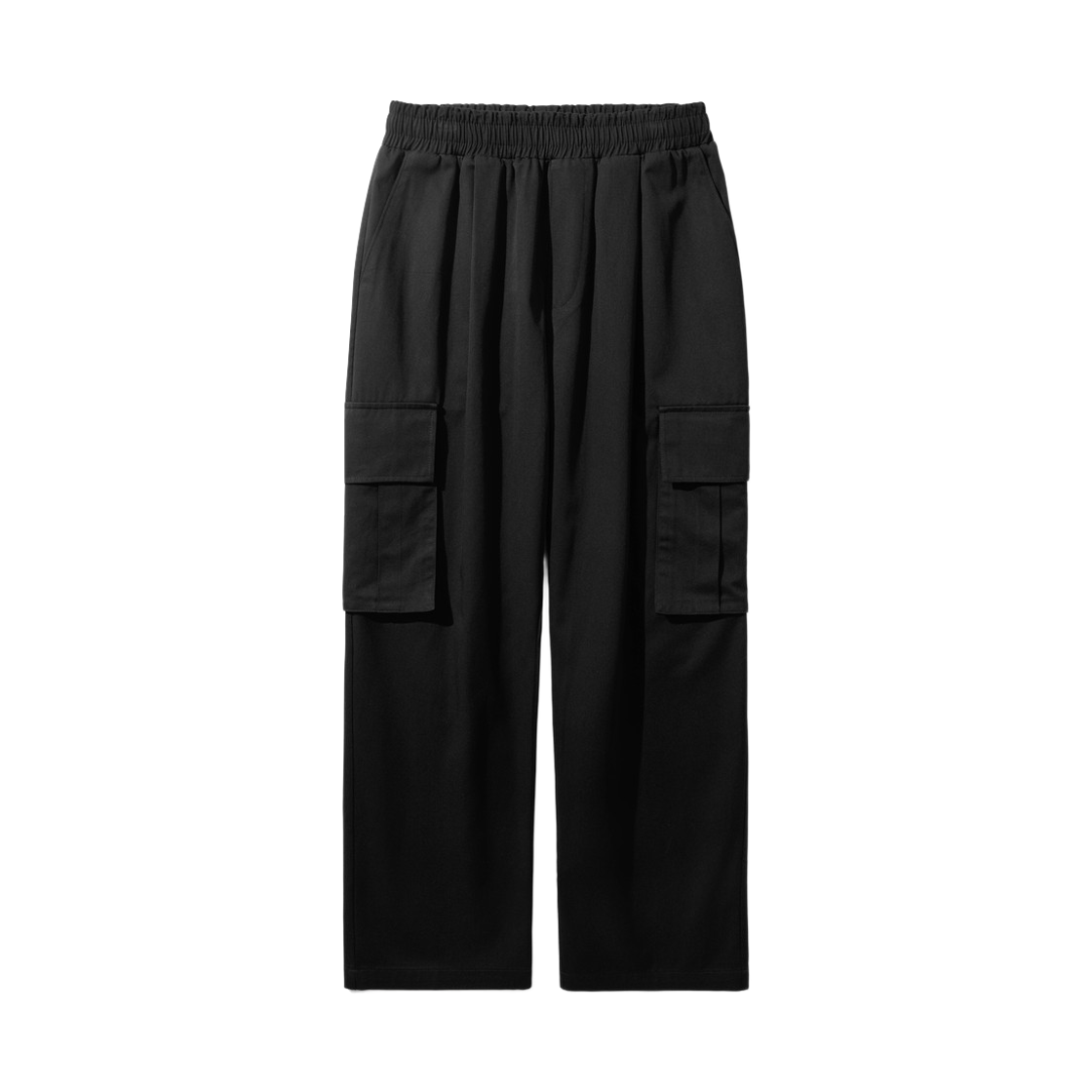 YHLP2509_black_29 JEMUT Poky Wide Tencel Cargo Pants Black YHLP2509