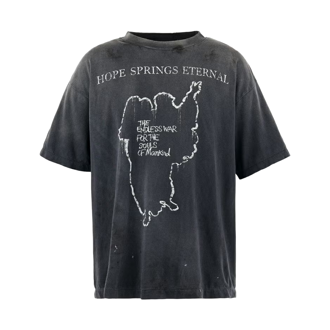 - Saint Mxxxxxx Hope Spring S/S T-Shirt Black - 25SS