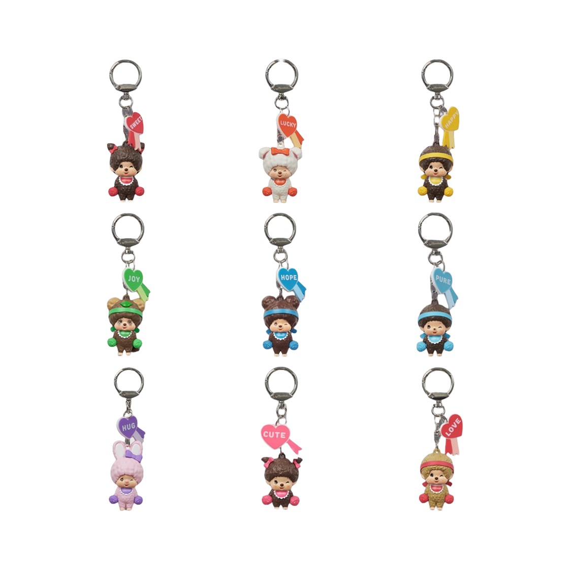 - Monchhichi x GS25 Monchhichi Random Figure Keyring (1 Blind Box)