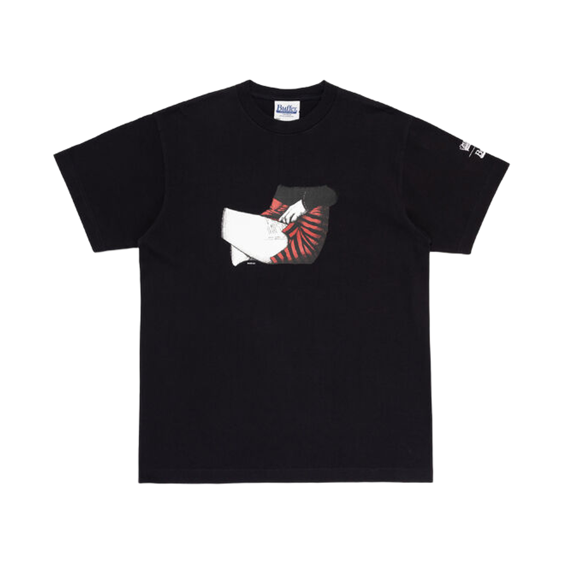 버퍼 패스트 타임즈 앳 릿지몬트 하이 치트 시트 티셔츠 블랙(Buffer Fast Times at Ridgemont High Cheat Sheet T-Shirt Black)