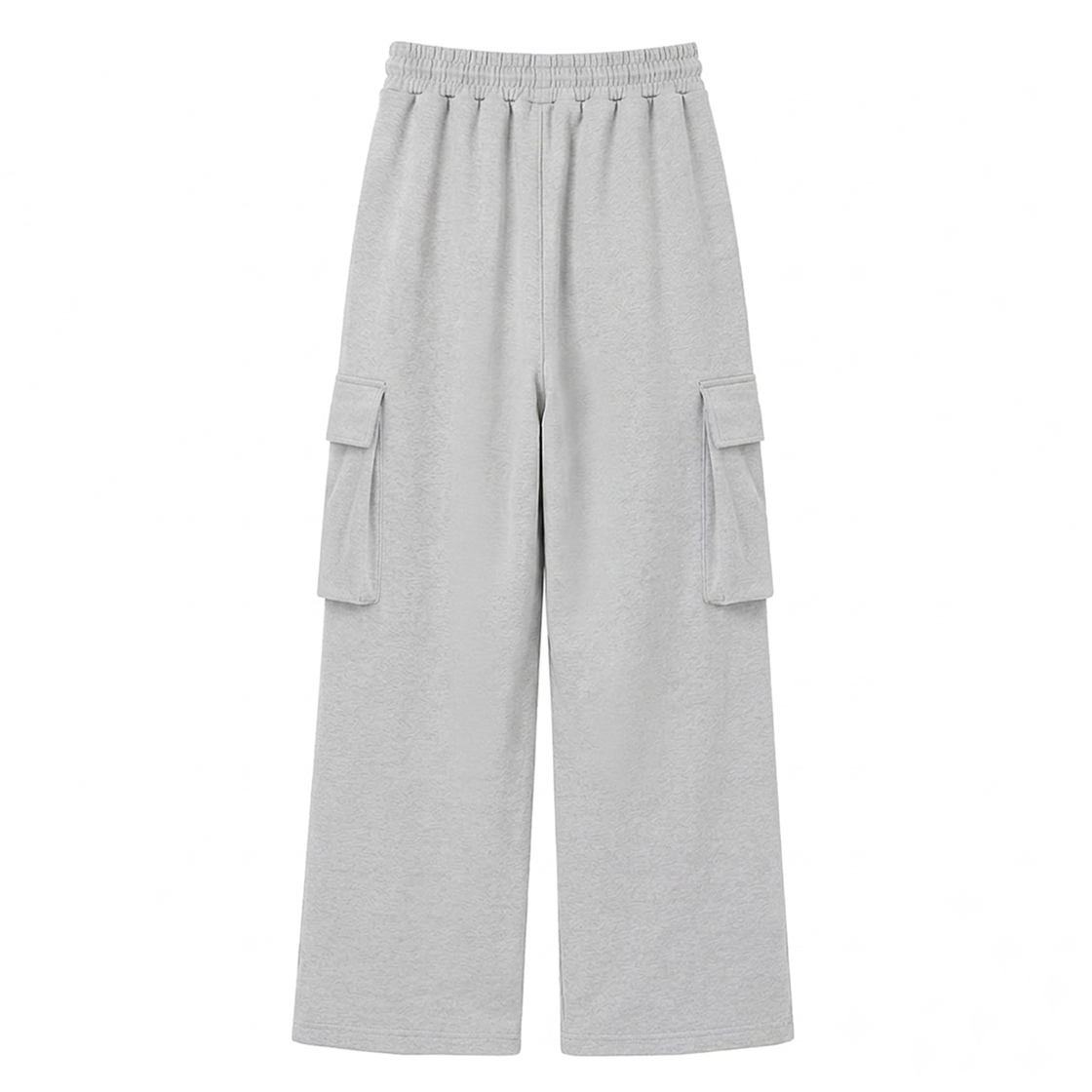 지크립 세미 와이드 밴딩 포켓 카고 스웨트 팬츠 그레이(GCLIP Semi-Wide Elastic Pocket Cargo Sweatpants Gray) - 3