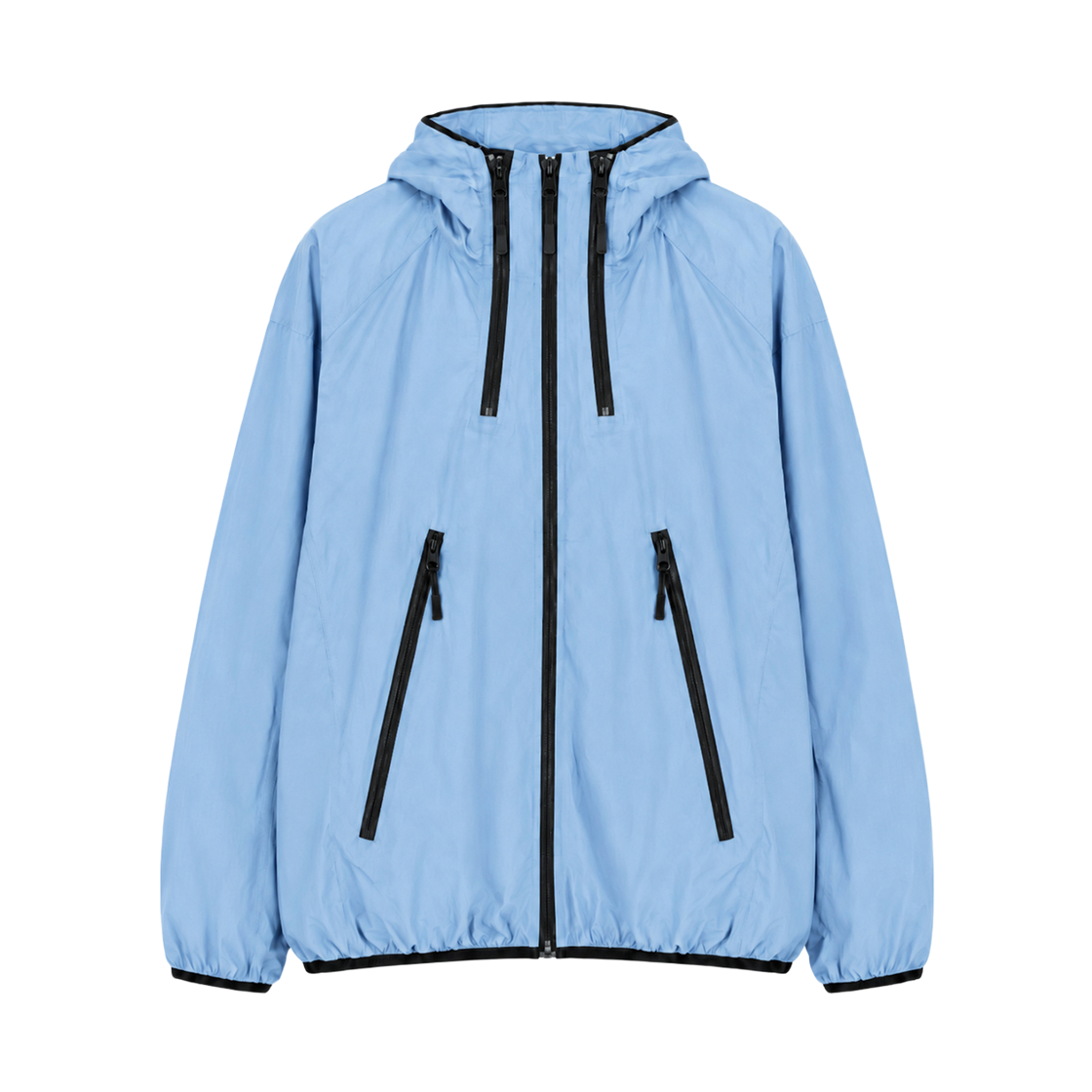 GC밤토리에어후드바람막이-스카이블루 GCLIP Ripstop Hooded Windbreaker Jacket Sky Blue
