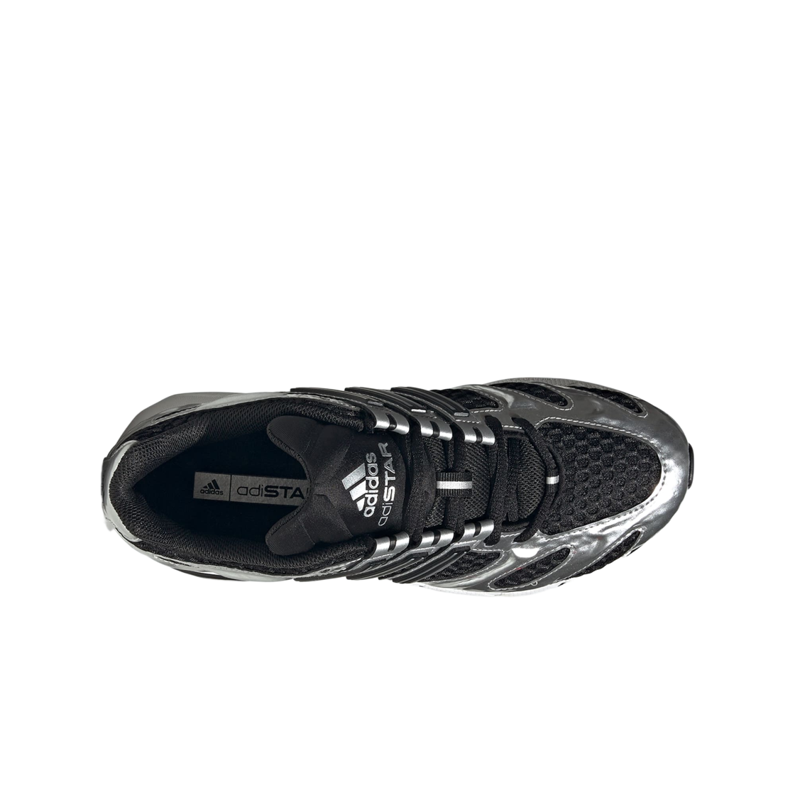 (W) 아디다스 아디스타 MLD 코어 블랙 실버 메탈릭((W) Adidas Adistar MLD Core Black Silver Metallic) - 2