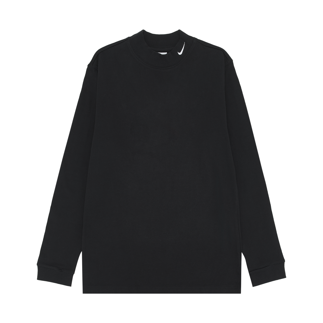 DX5869-010 Nike NSW Long Sleeve Mockneck Shirts Black - Asia