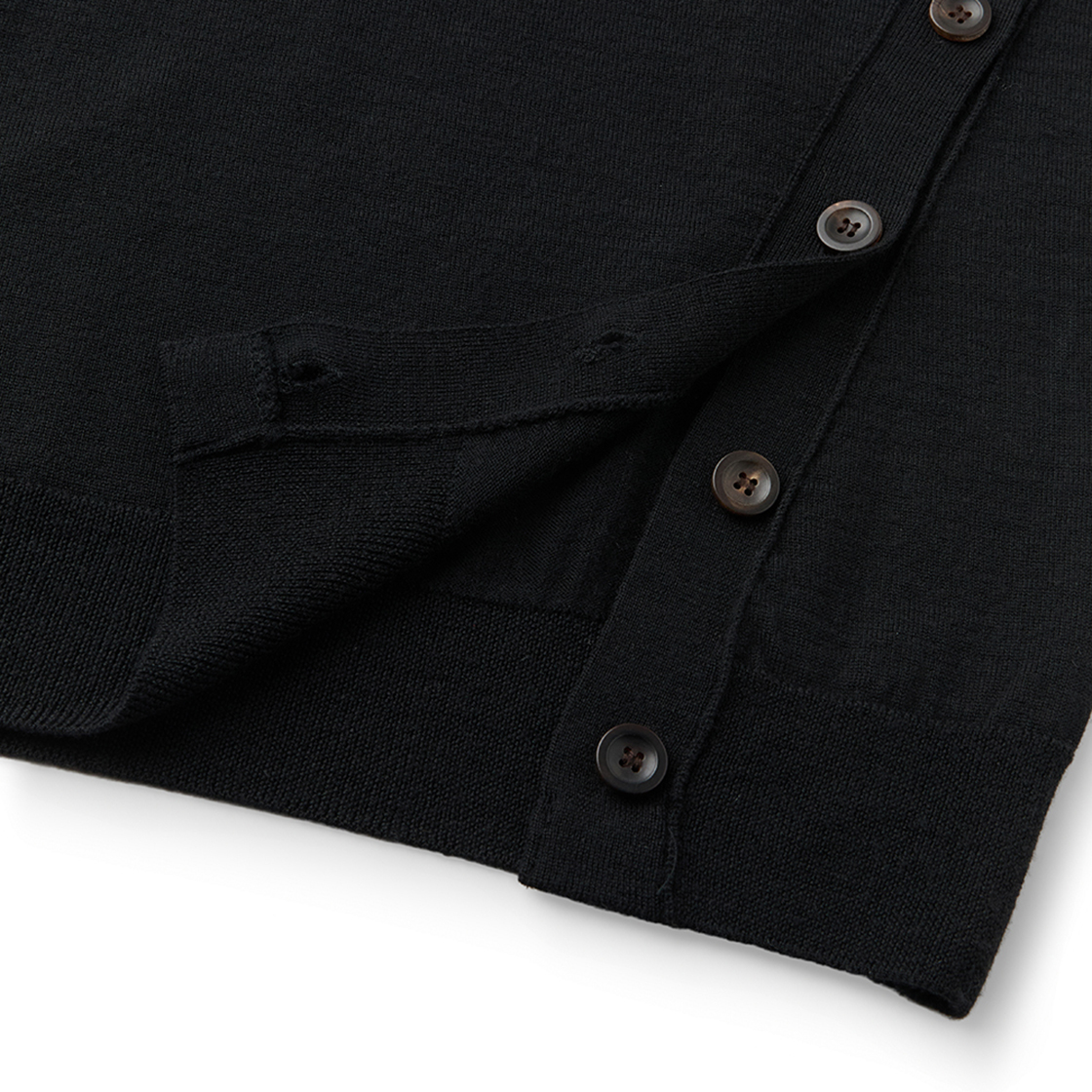 엠엠아이씨 오블리크 사이드 니트 블랙(MMIC Oblique Side Knit Black) - 5