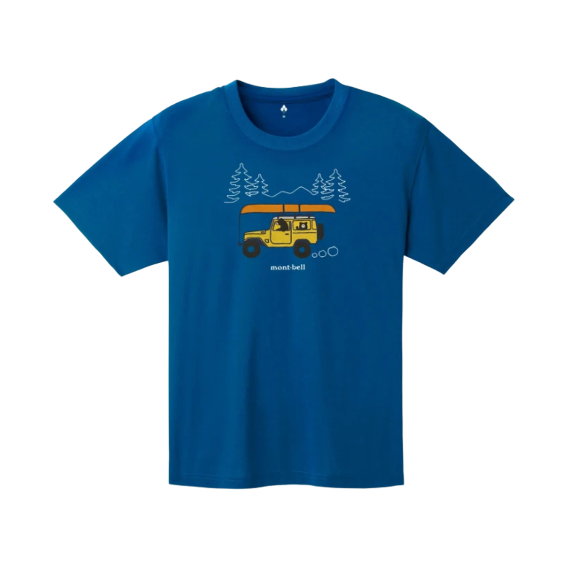 2104867 Montbell Pear Skin Cotton Departure T-Shirt Blue