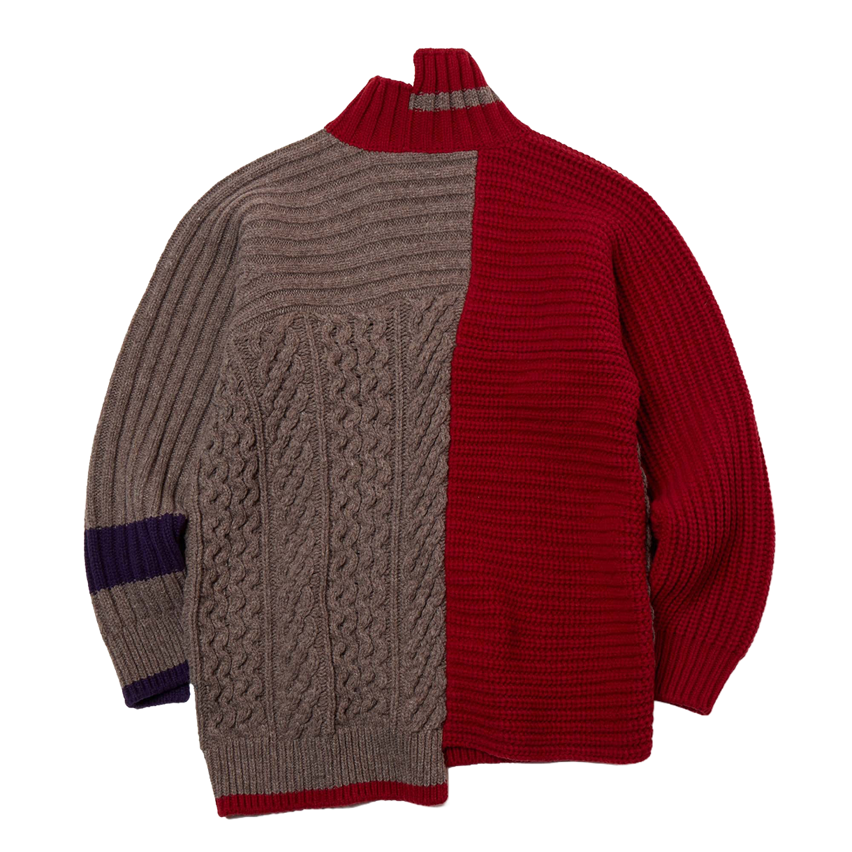 컬러비콘 26WBM-N01331 풀오버 레드 - 26FW(Kolor Beacon 26WBM-N01331 Pullover Red - 26FW) - 2