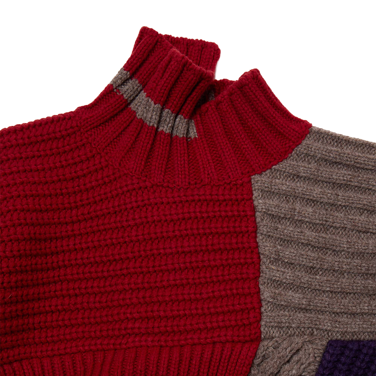 컬러비콘 26WBM-N01331 풀오버 레드 - 26FW(Kolor Beacon 26WBM-N01331 Pullover Red - 26FW) - 3