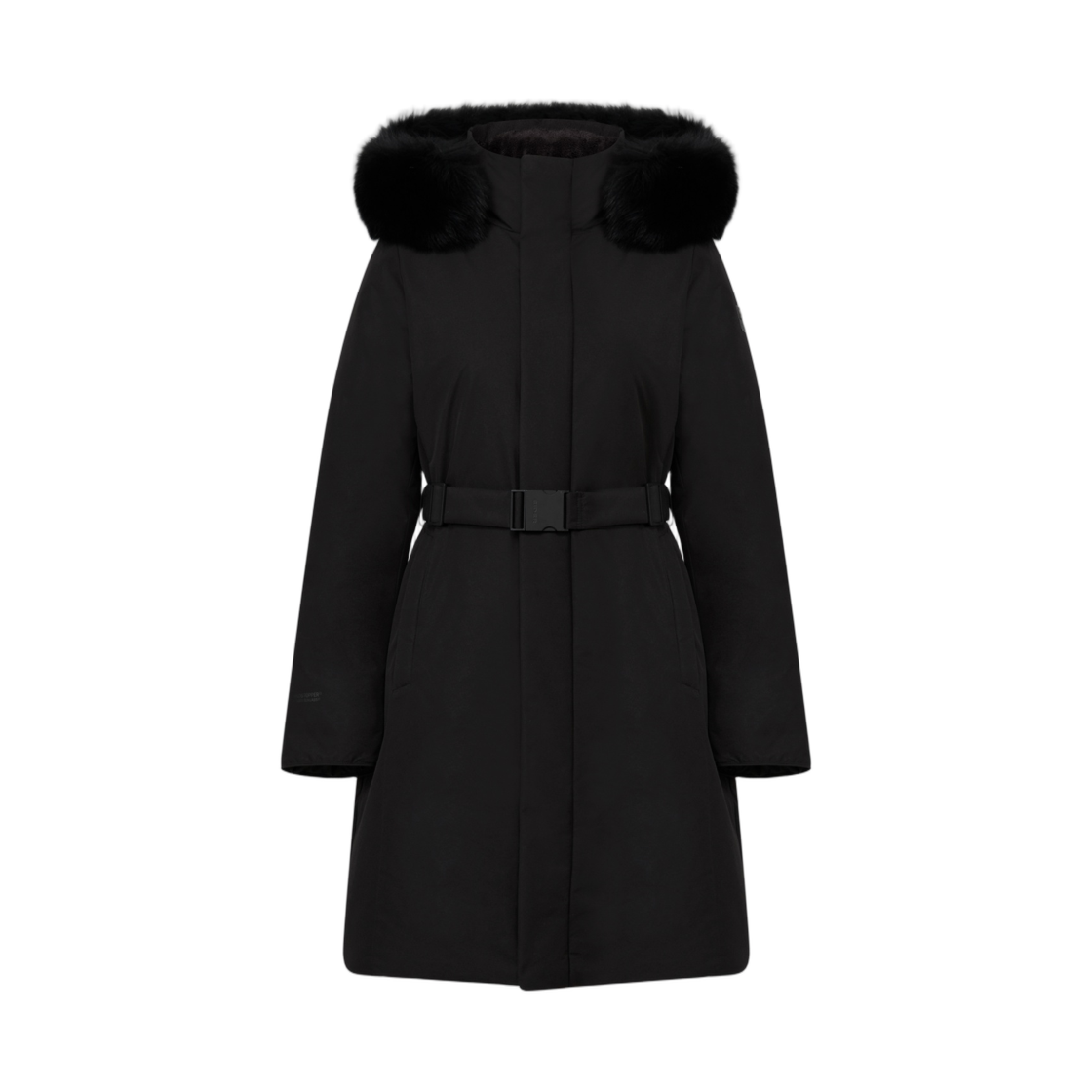 DWW26570Z1 (W) Eider La Reine Cashmere Blend W/S Long Down Jacket Black