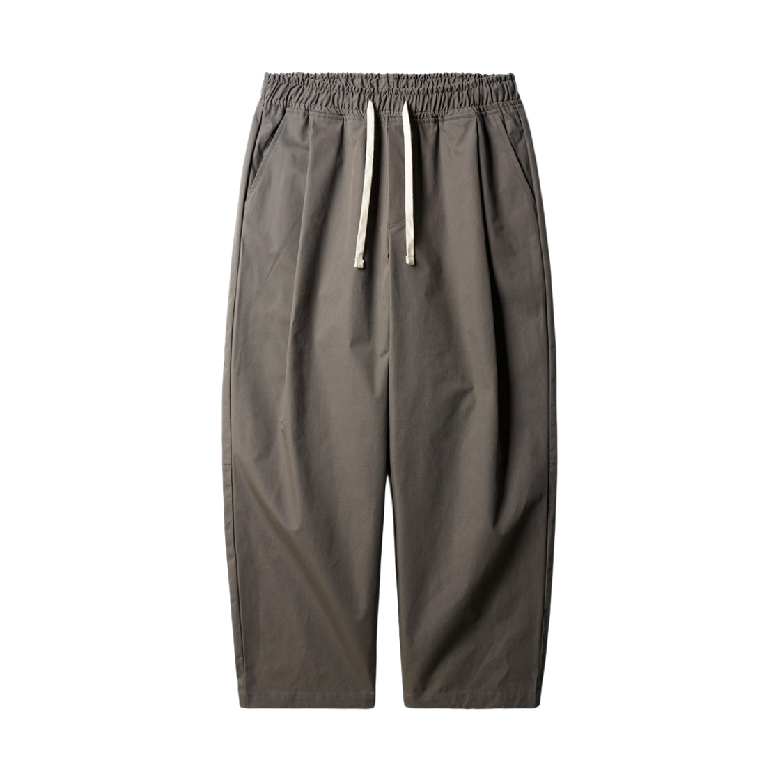 ISLP2699_charcoalkhaki_29 JEMUT Hinge One Tuck Curved Pants Charcoalkhaki ISLP2699