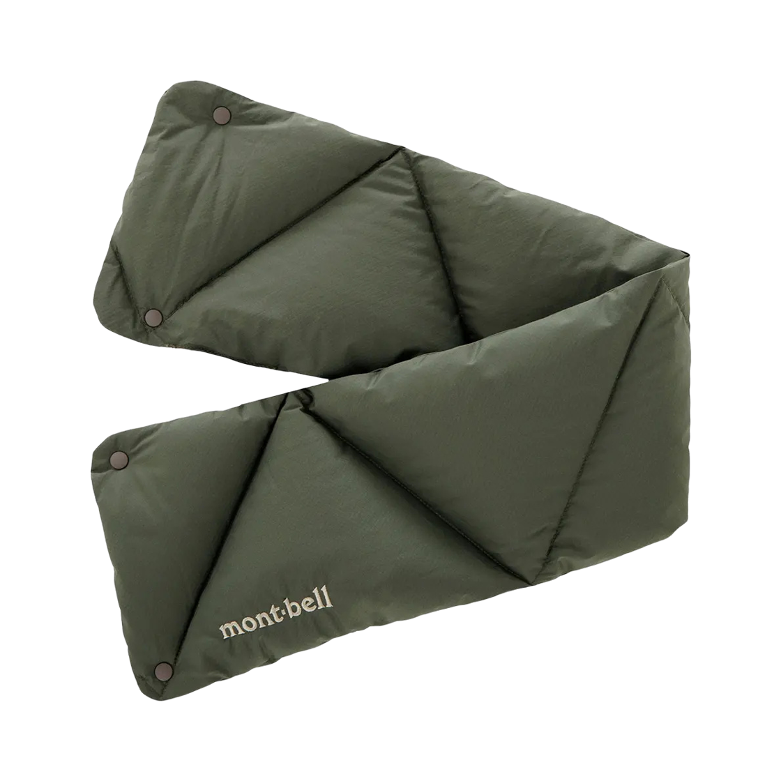 1118823 Montbell Down Neck Warmer Khaki