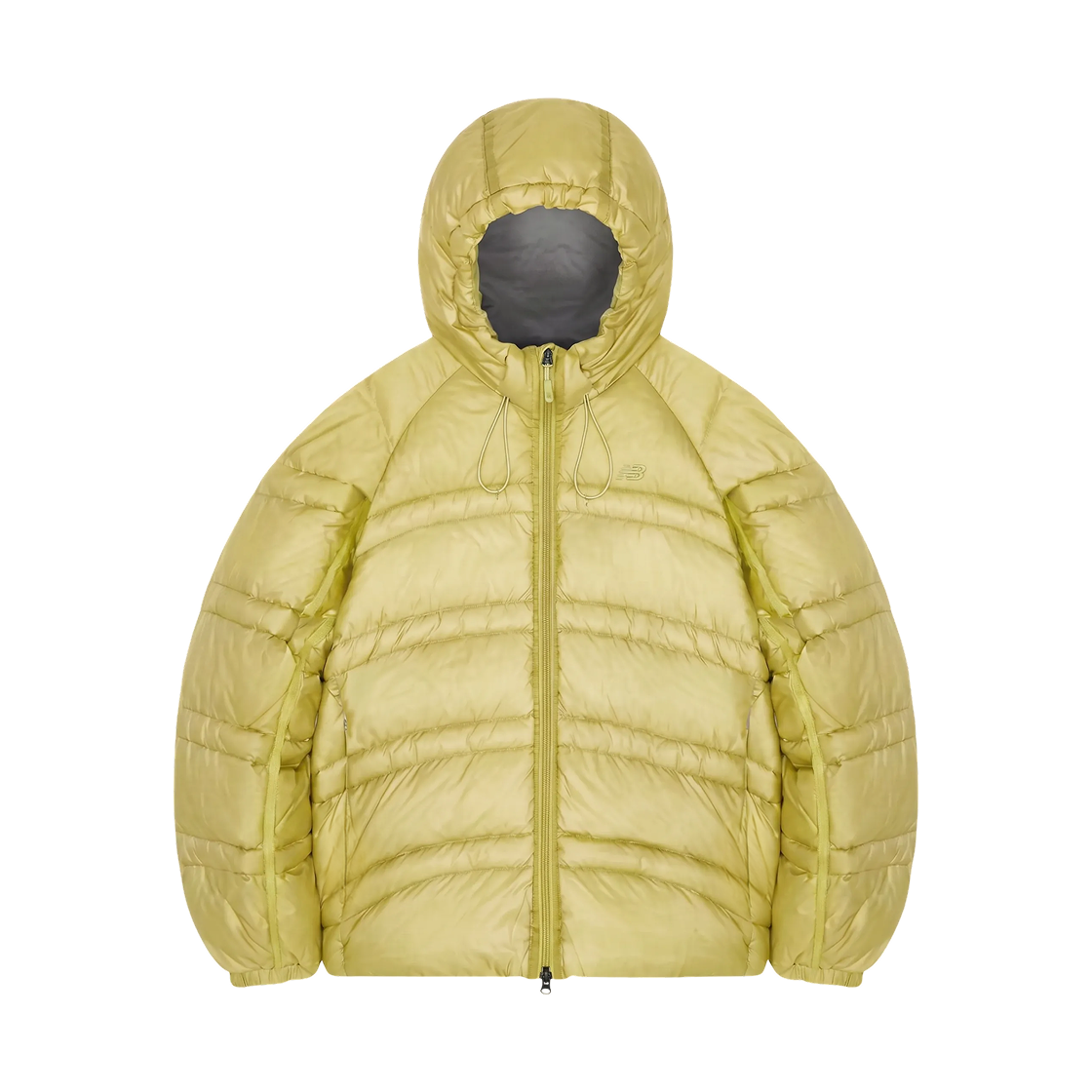 NBNPG41913-UY New Balance Flying 77 Superlight Hooded Goose Down Jacket Butter Yellow