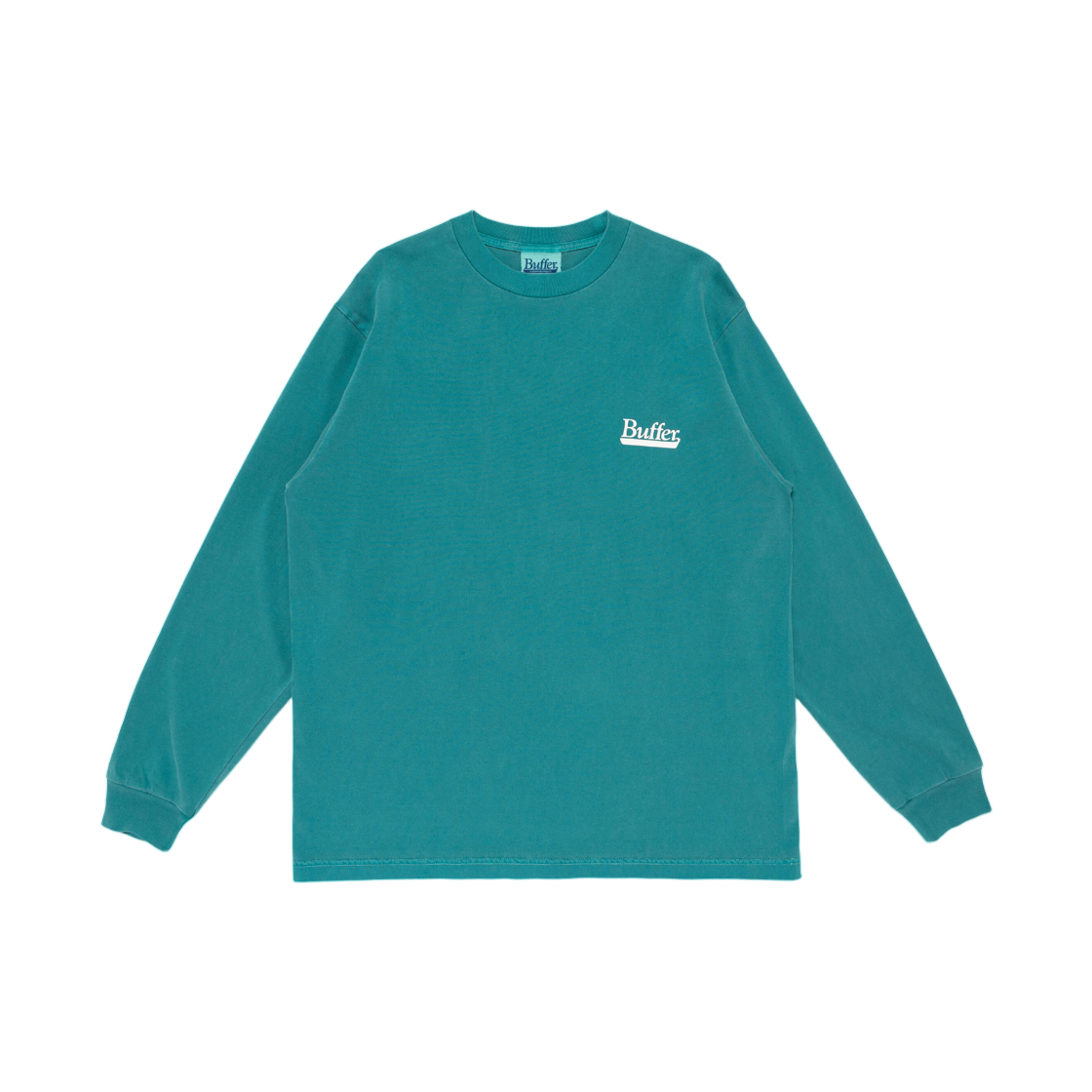 버퍼 롱슬리브 티셔츠 에러 롤 그린(Buffer L/S T-Shirt Error Roll Green)