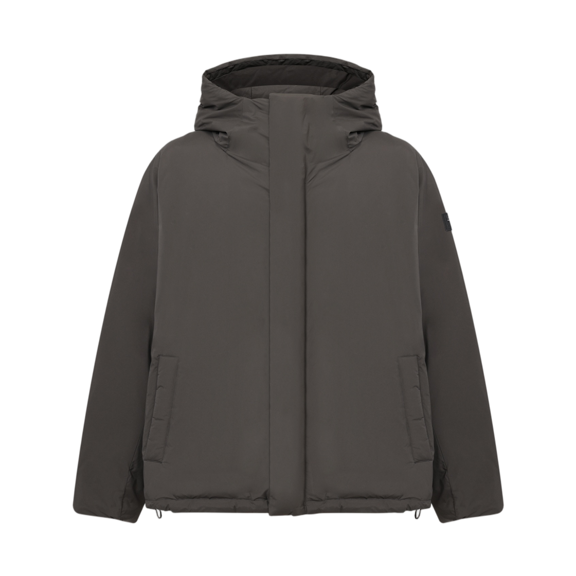 DMW26553GE Eider Etoffe Cashmere Blend Hooded Down Jacket Grayish Beige