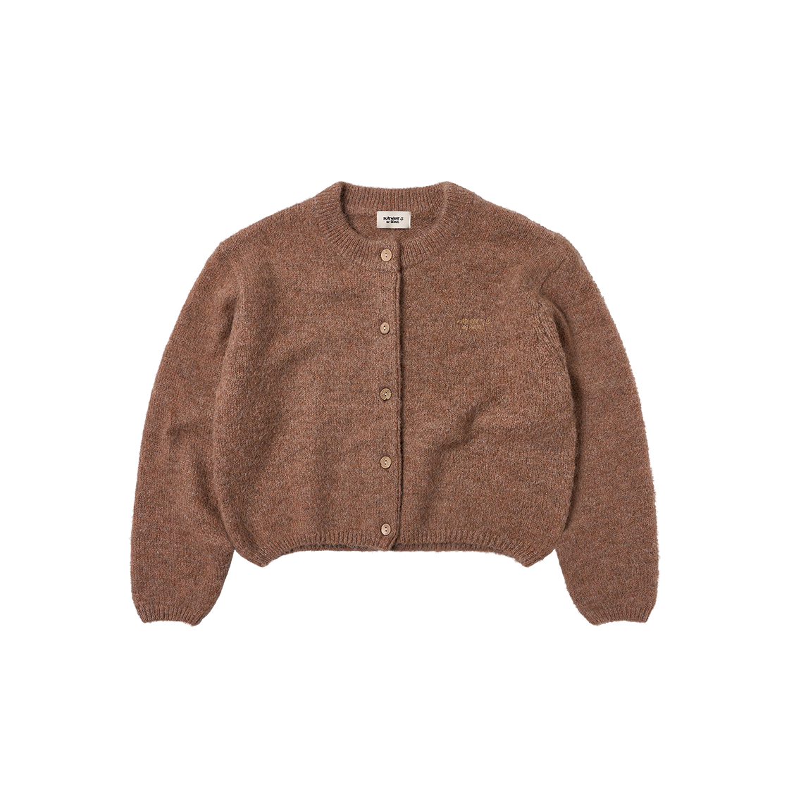 플랫웨이브 인 서울 에베 마일드 울 가디건 브라운(Flatwave in Seoul Ebbe Mild Wool Cardigan Brown)