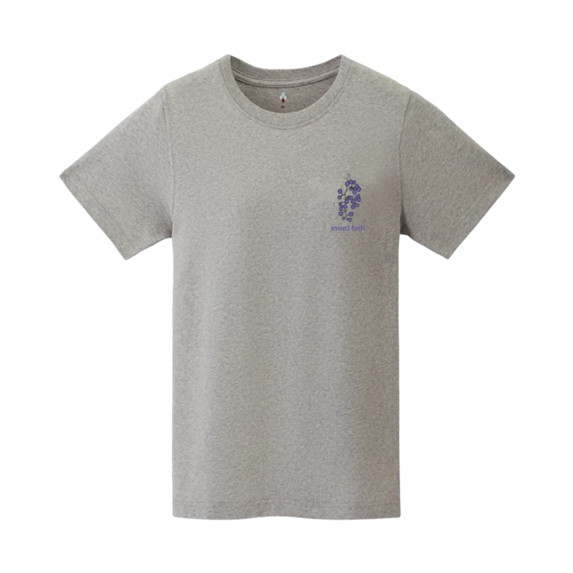 (W) 몽벨 페어 스킨 코튼 와일드 프루츠 오브 재팬 티셔츠 라이트 그레이((W) Montbell Pear Skin Cotton Wild Fruits of Japan T-Shirt  Light Gray) - 2