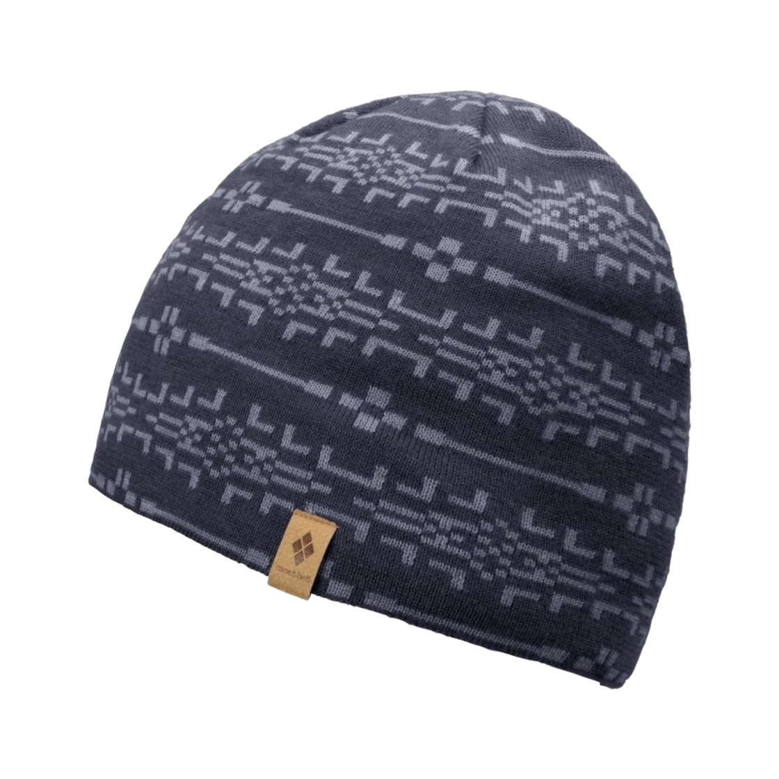 1119136 Montbell Jacquard Watch Cap #3 Dark Gray