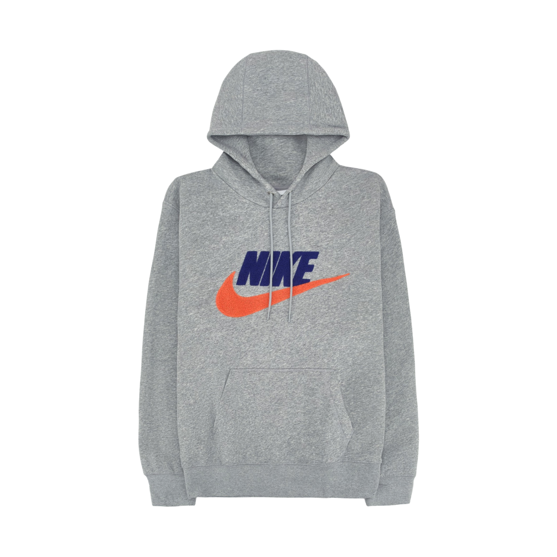 FN3105-063 Nike Club Fleece Pullover Hoodie Dark Grey Heather - Asia