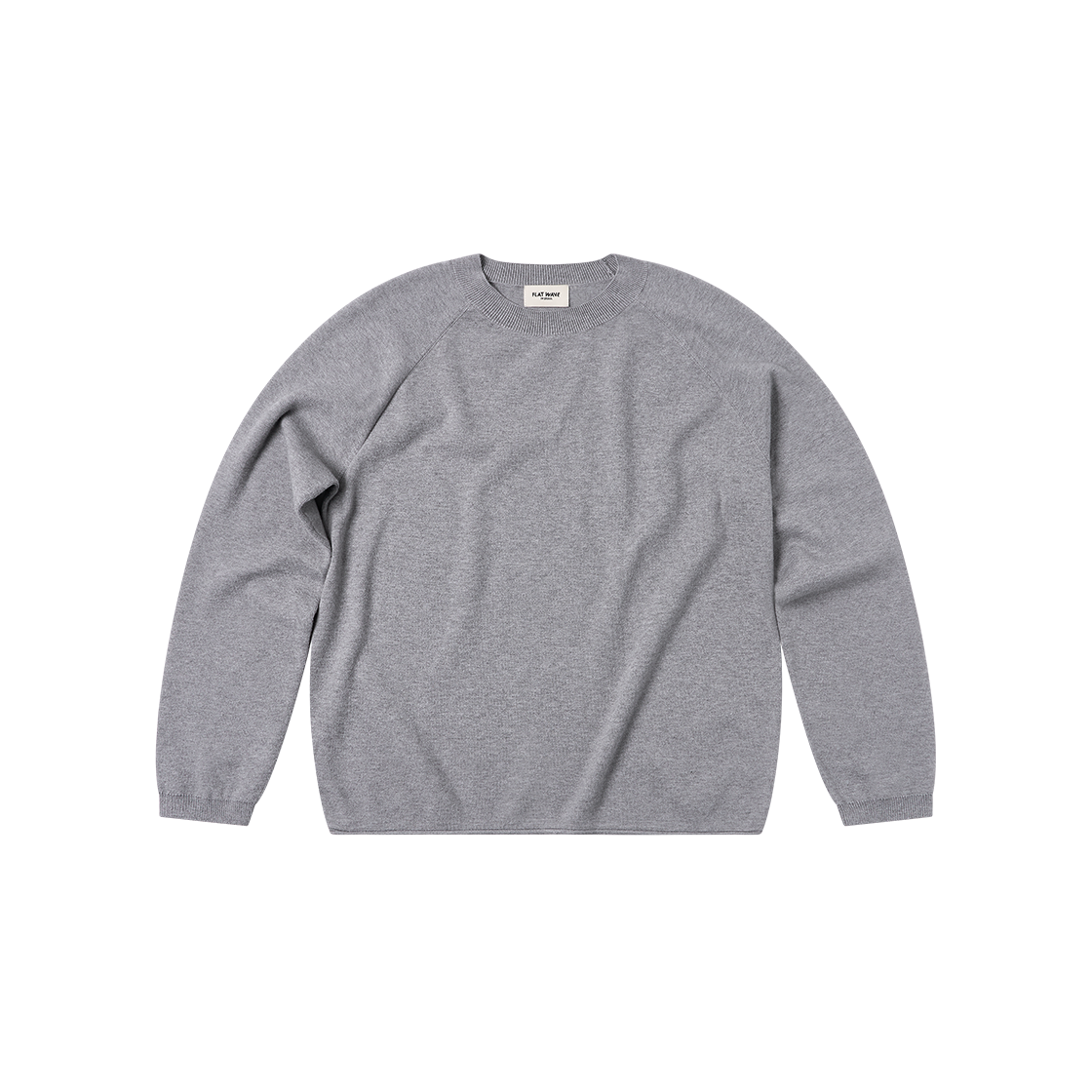 플랫웨이브 인 서울 마렐 루즈핏 라운드 니트 그레이(Flatwave in Seoul Marel Loose Fit Round Knit Grey)